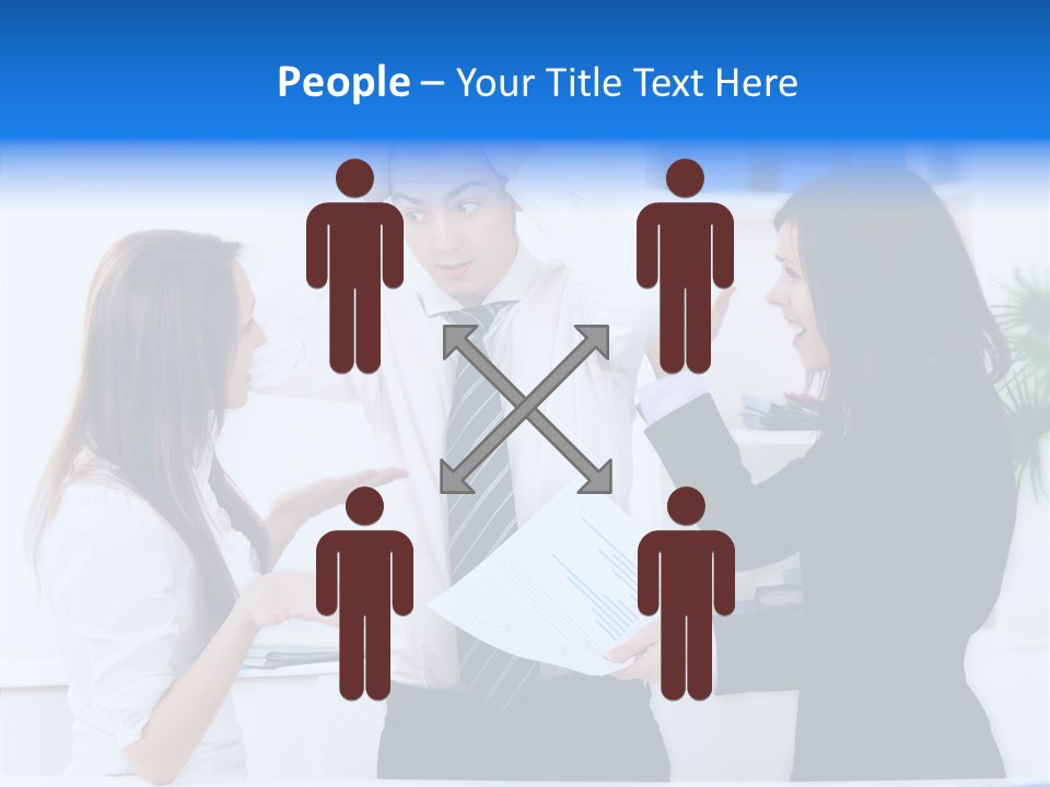 Executive Desk Problem PowerPoint Template