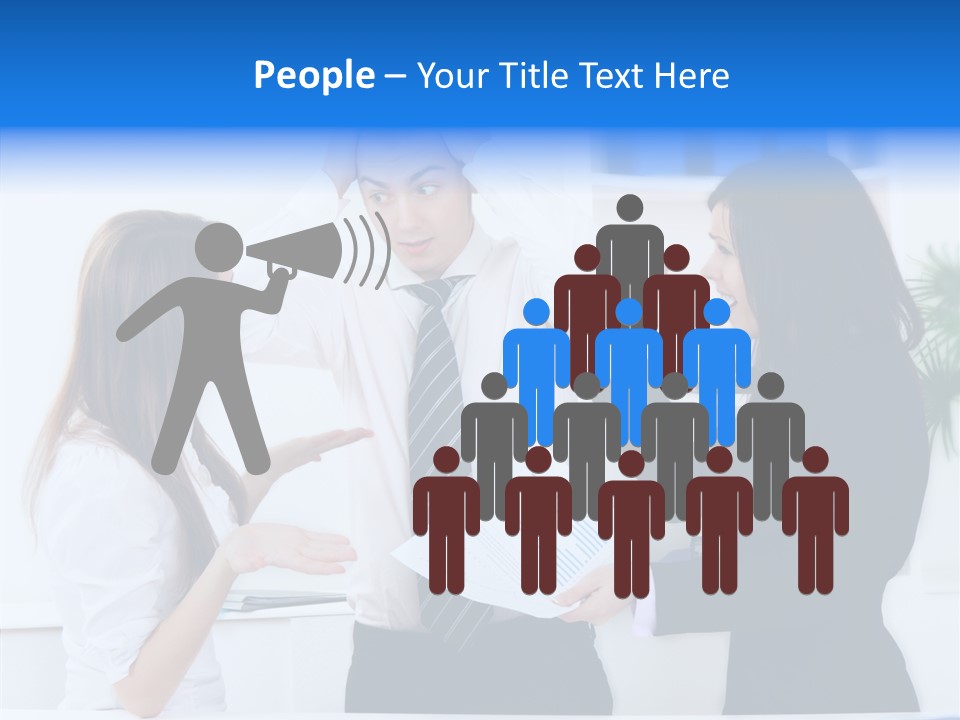 Executive Desk Problem PowerPoint Template