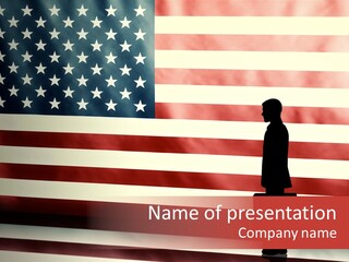 Vintage Person Agent PowerPoint Template