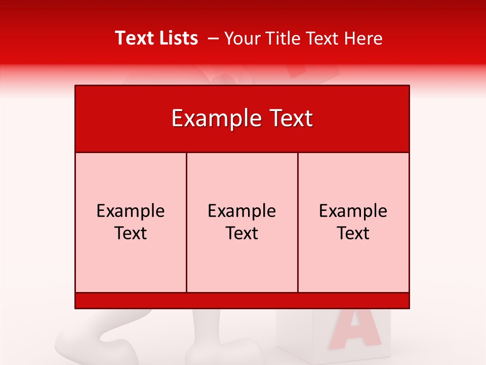 Figure Wondering Attention PowerPoint Template