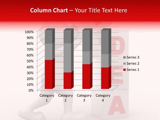 Figure Wondering Attention PowerPoint Template