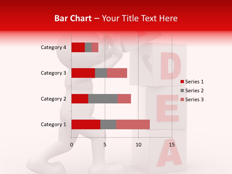 Figure Wondering Attention PowerPoint Template