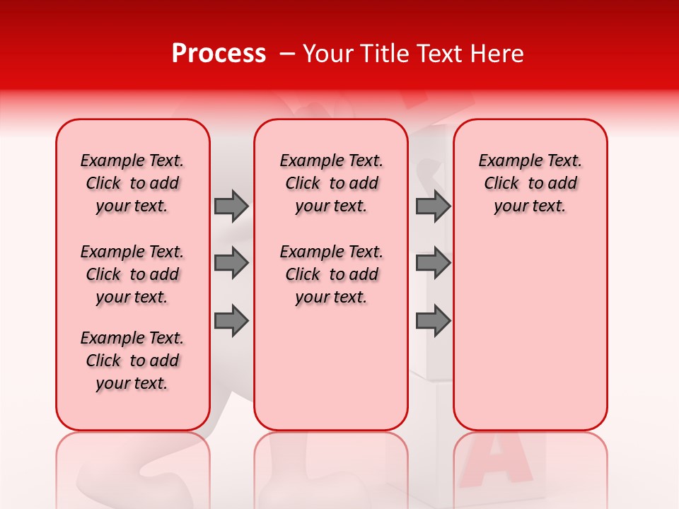 Figure Wondering Attention PowerPoint Template