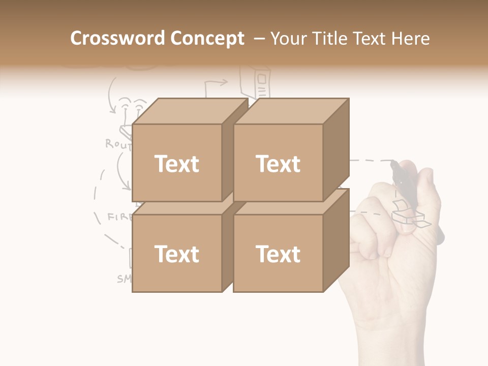 Human Women Suit PowerPoint Template