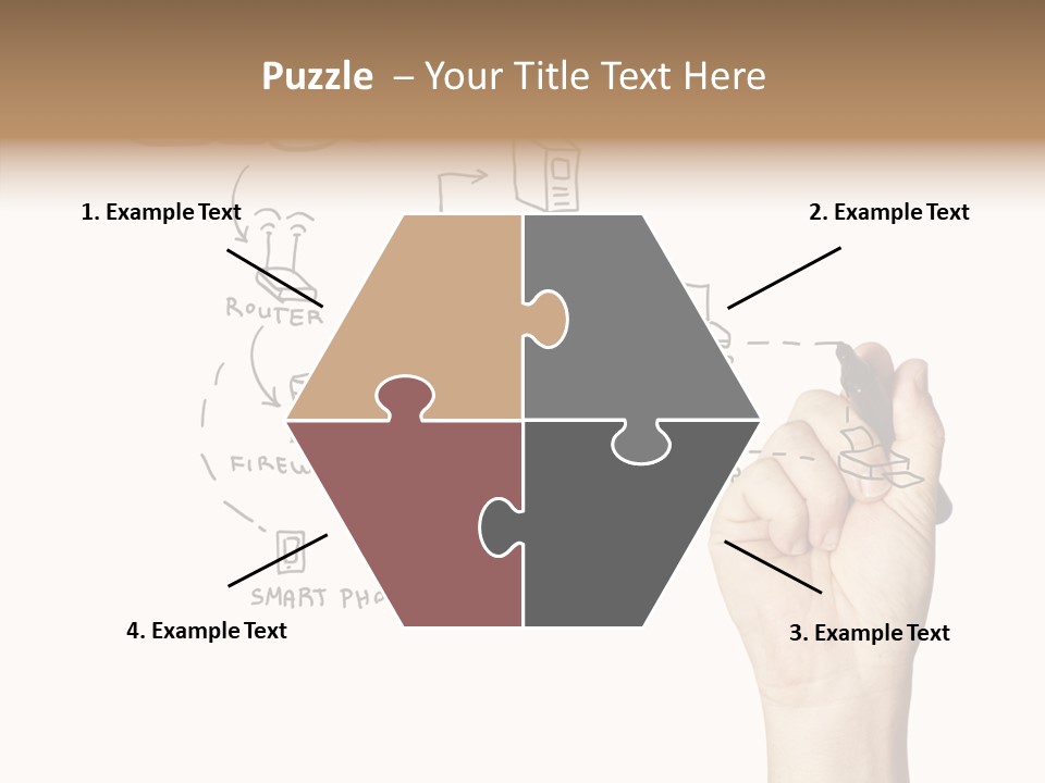 Human Women Suit PowerPoint Template