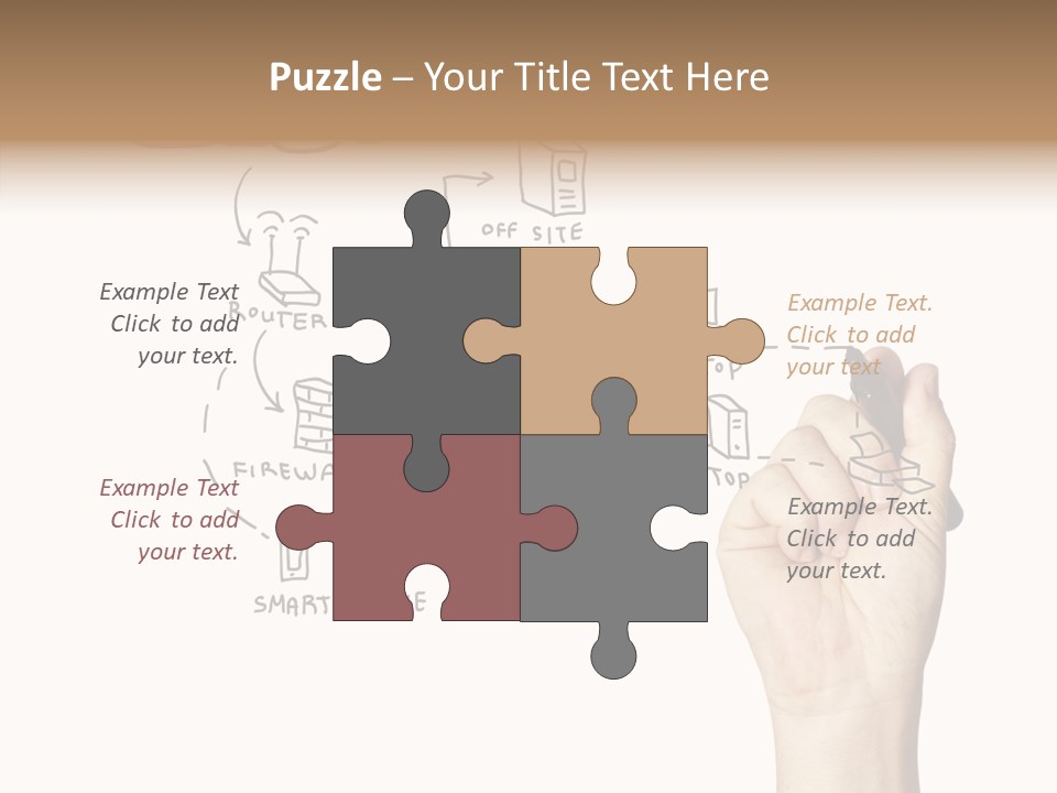 Human Women Suit PowerPoint Template