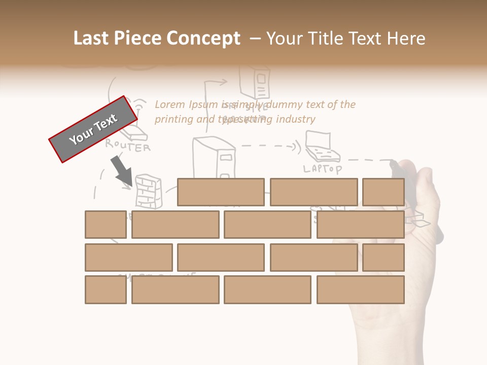 Human Women Suit PowerPoint Template