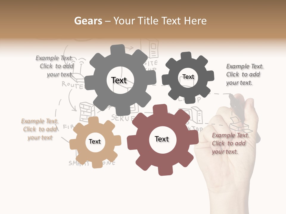 Human Women Suit PowerPoint Template