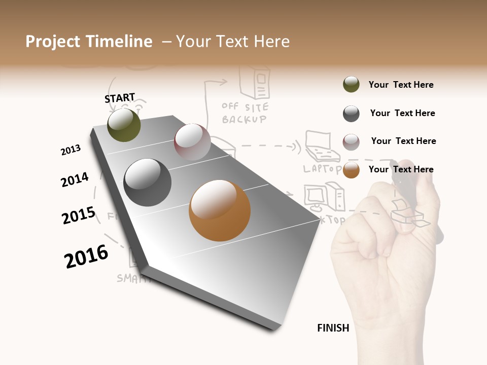 Human Women Suit PowerPoint Template