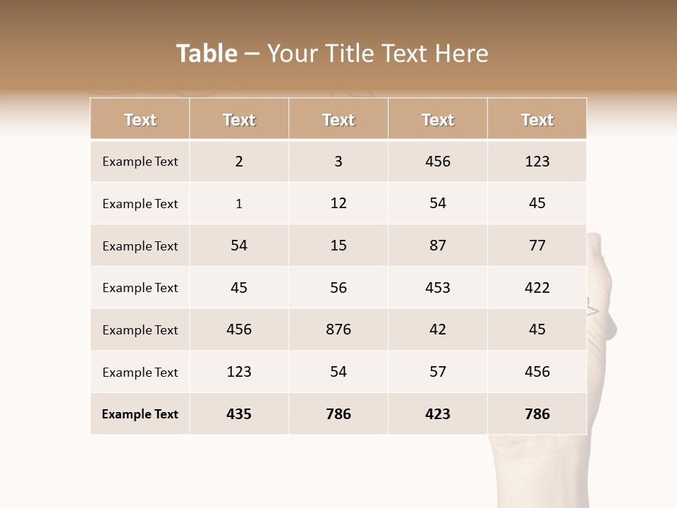Human Women Suit PowerPoint Template