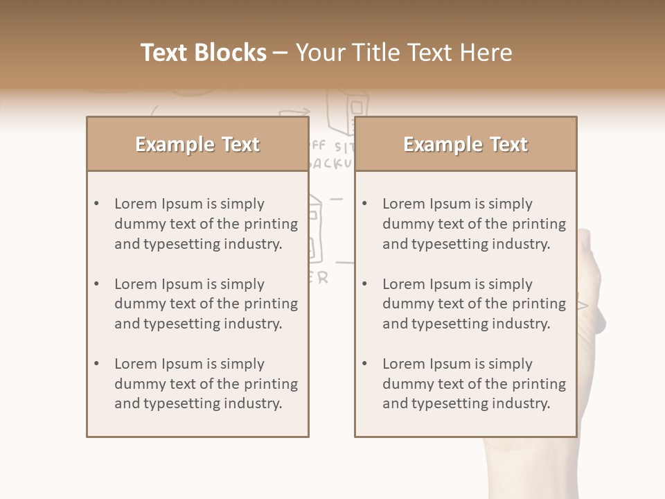 Human Women Suit PowerPoint Template