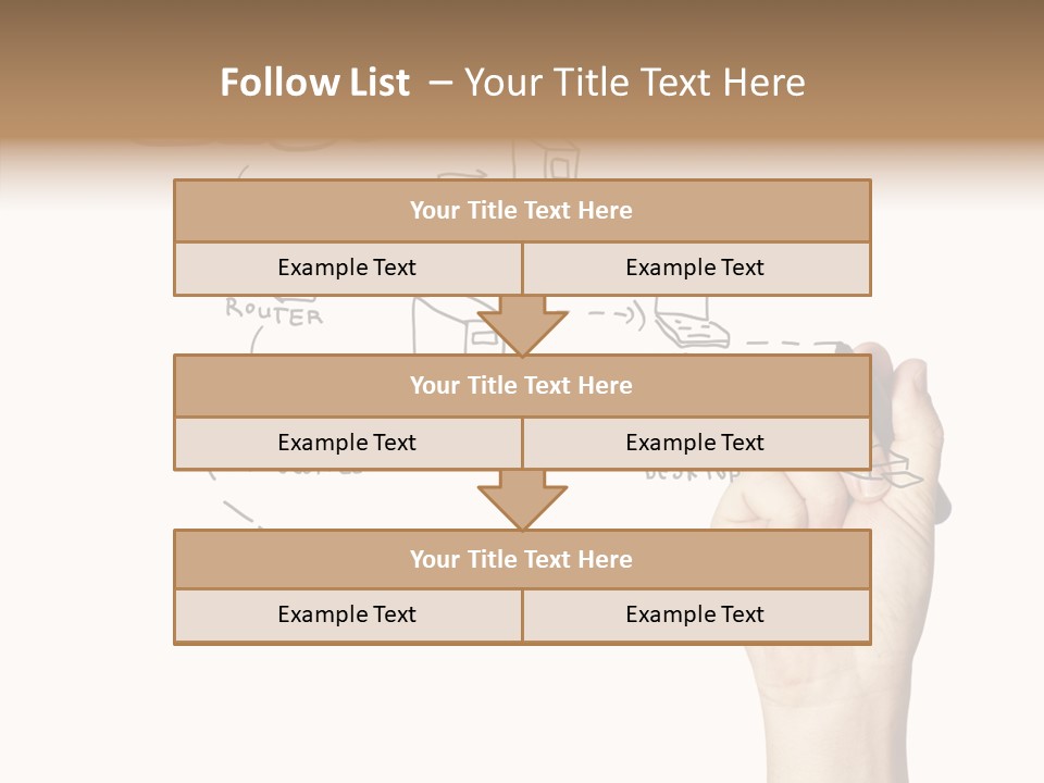 Human Women Suit PowerPoint Template