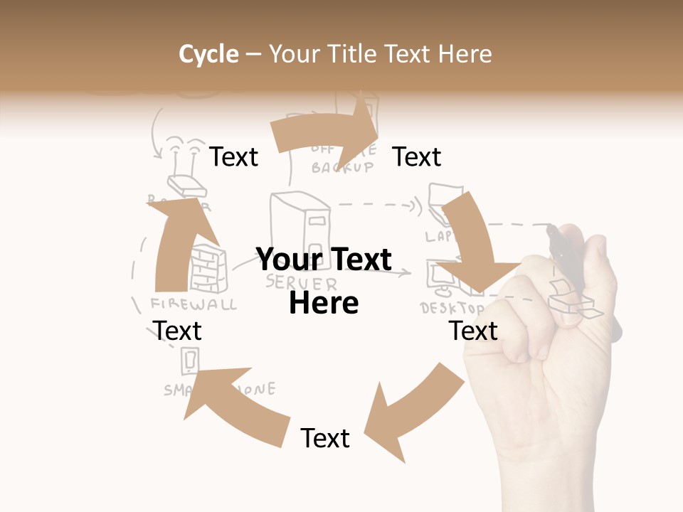 Human Women Suit PowerPoint Template