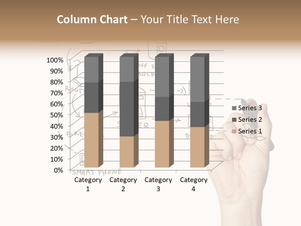Human Women Suit PowerPoint Template