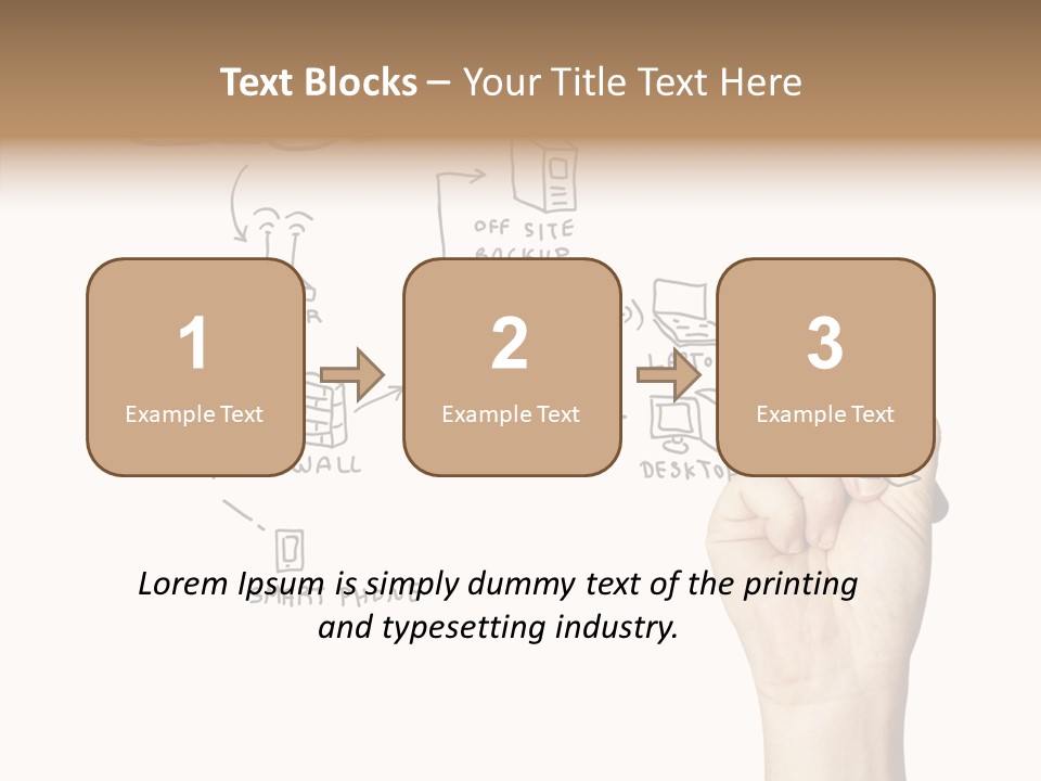 Human Women Suit PowerPoint Template