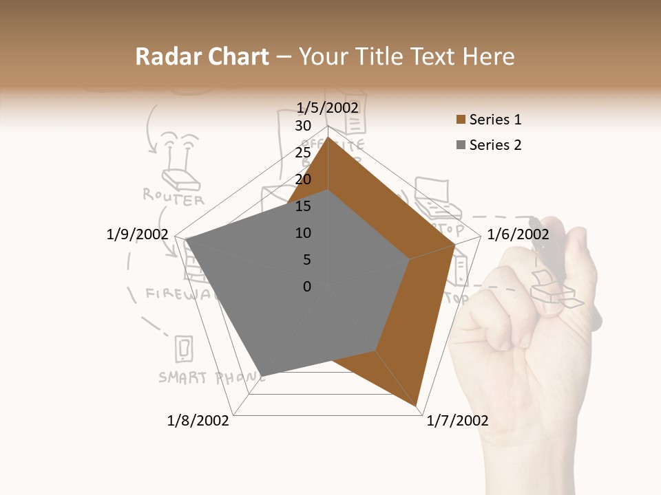 Human Women Suit PowerPoint Template
