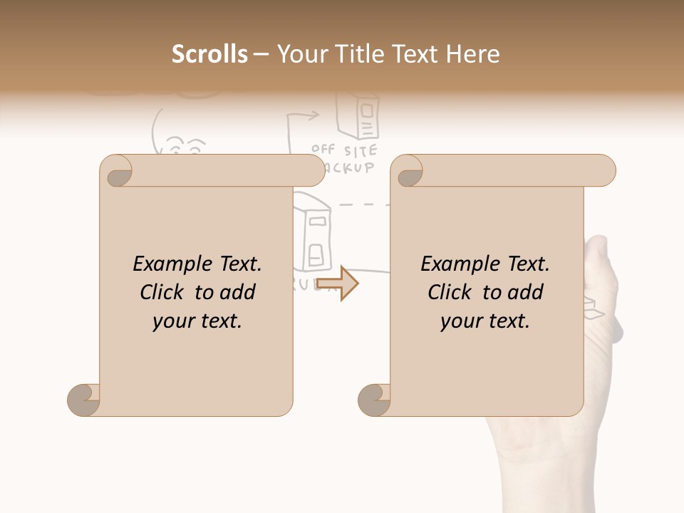 Human Women Suit PowerPoint Template
