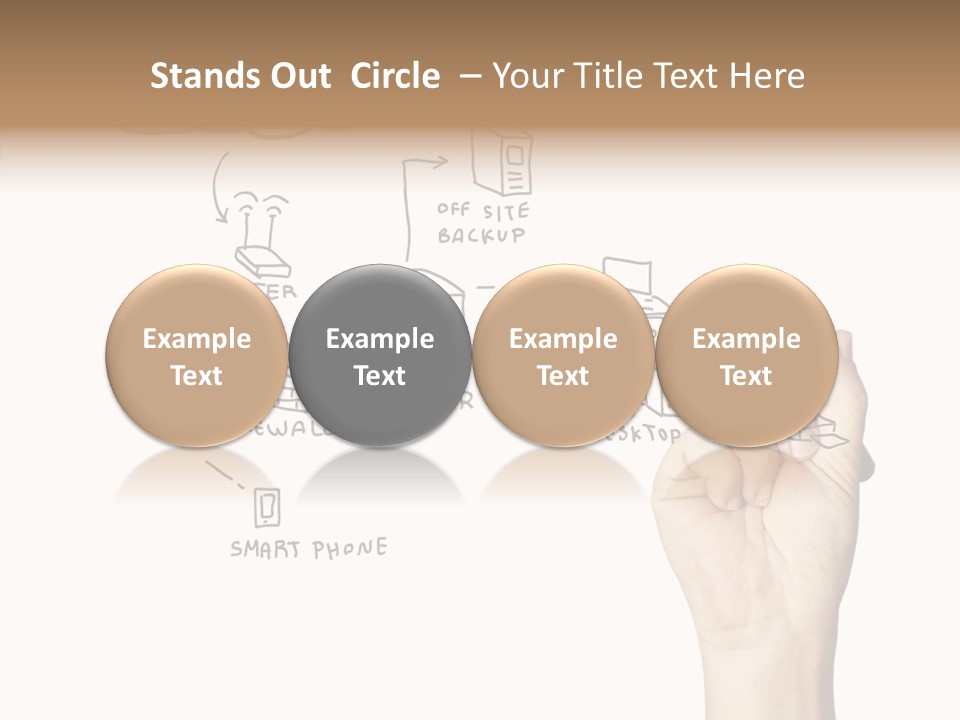 Human Women Suit PowerPoint Template