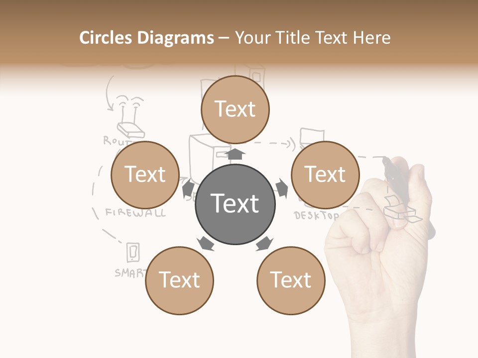 Human Women Suit PowerPoint Template