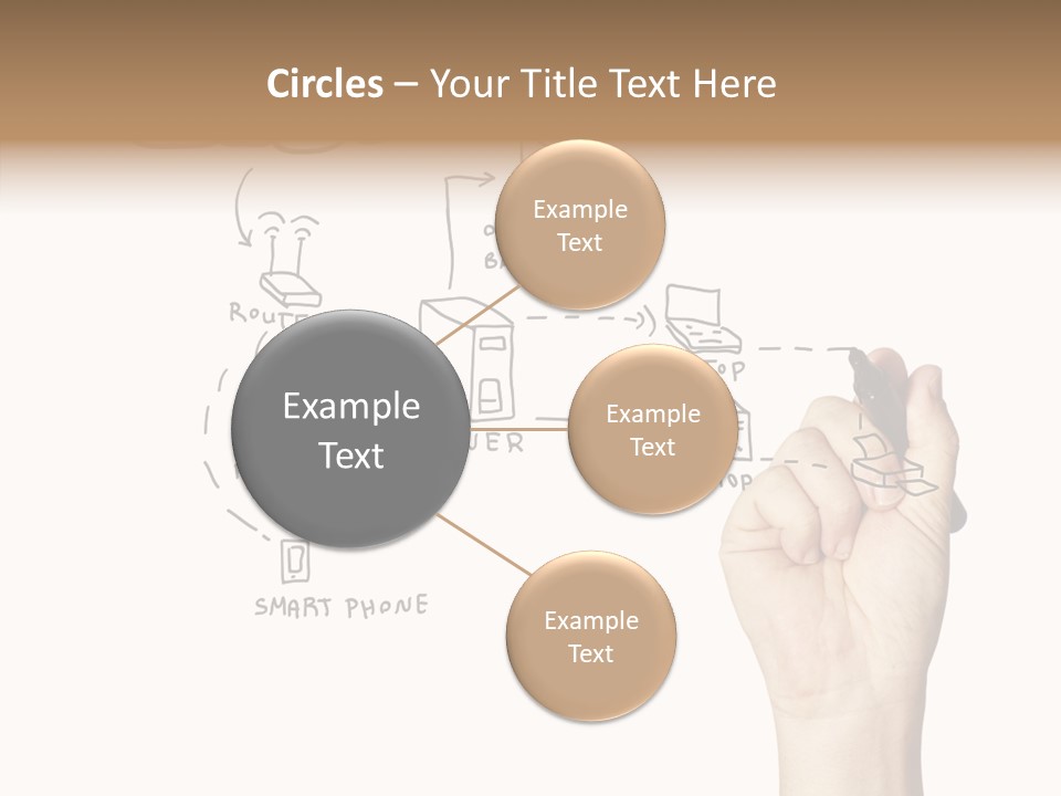 Human Women Suit PowerPoint Template