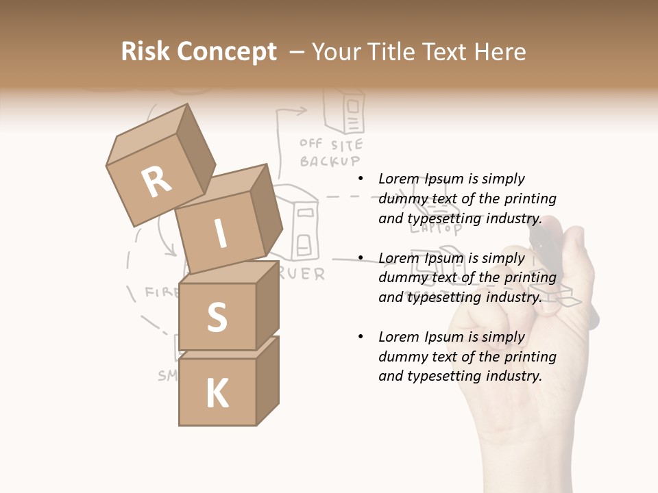 Human Women Suit PowerPoint Template