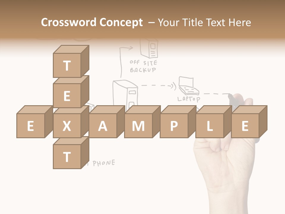 Human Women Suit PowerPoint Template