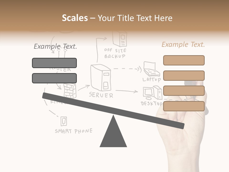 Human Women Suit PowerPoint Template