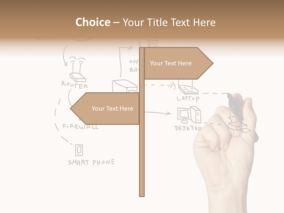 Human Women Suit PowerPoint Template