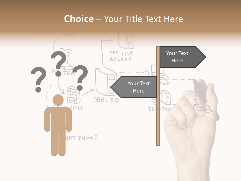 Human Women Suit PowerPoint Template