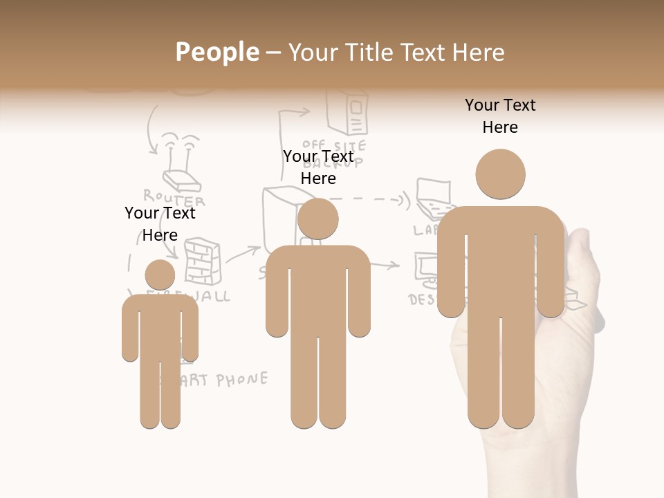 Human Women Suit PowerPoint Template