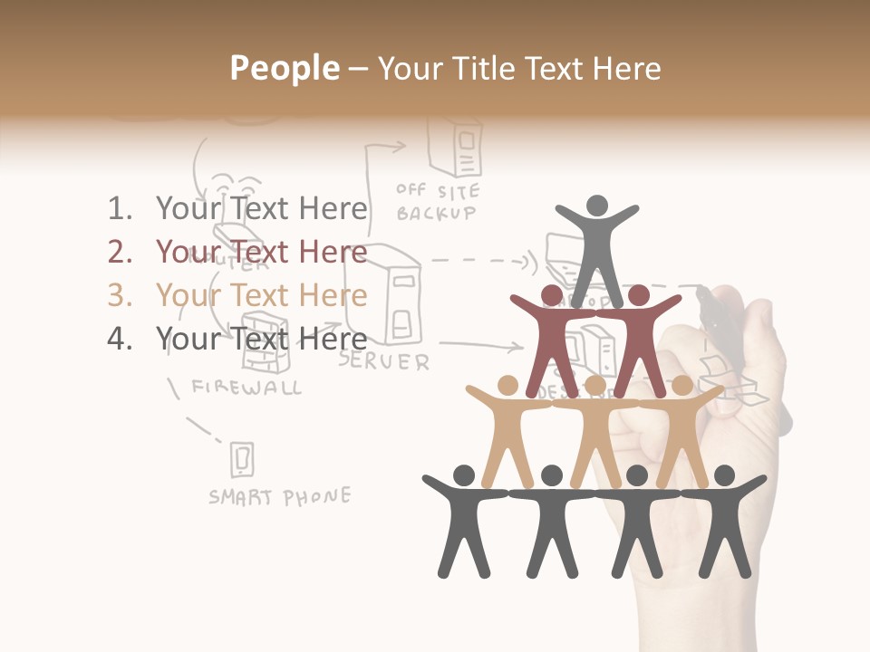 Human Women Suit PowerPoint Template