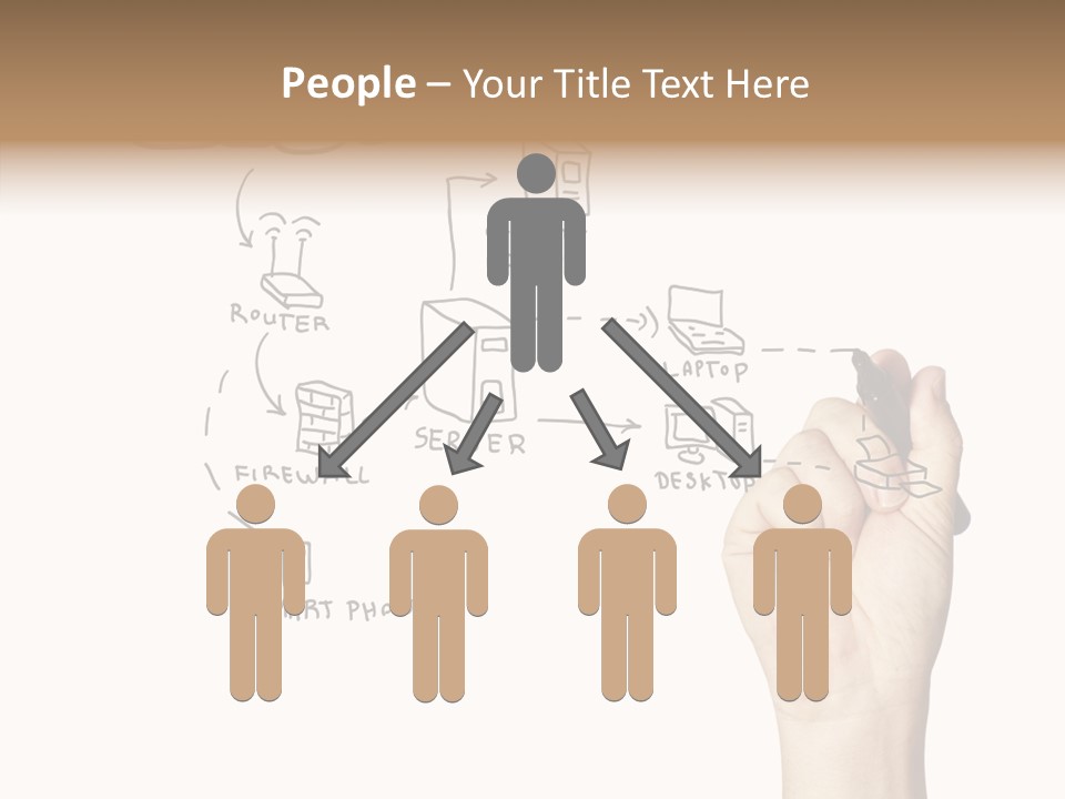 Human Women Suit PowerPoint Template