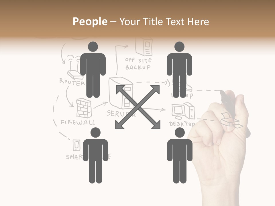 Human Women Suit PowerPoint Template