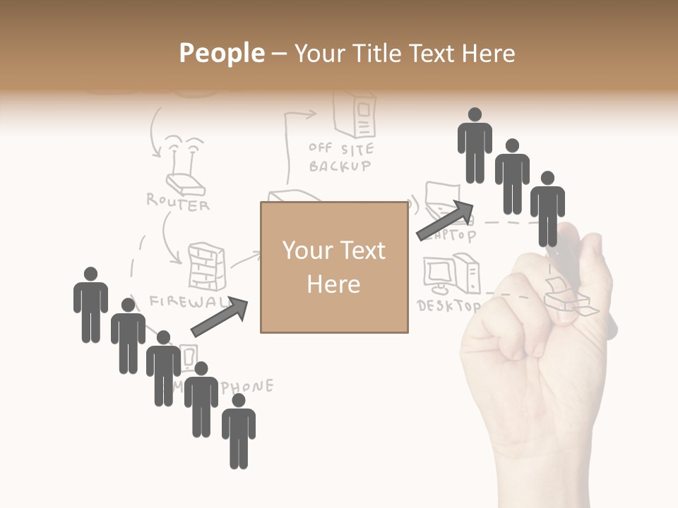 Human Women Suit PowerPoint Template