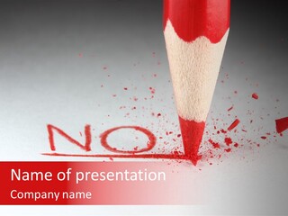 Message Sign Stop PowerPoint Template