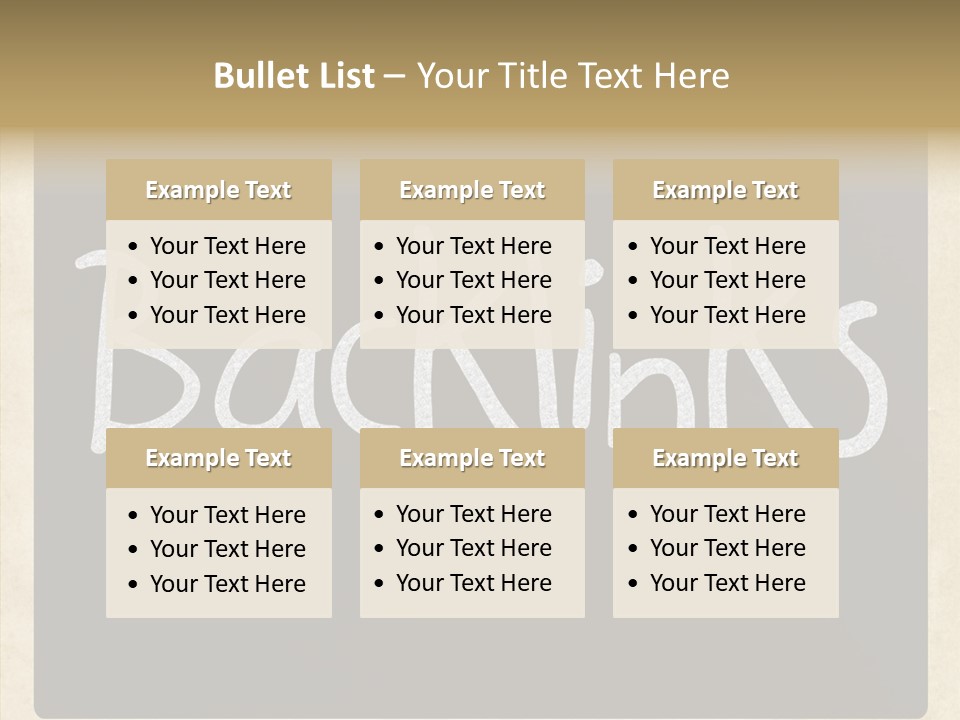 Backlink Content Design PowerPoint Template