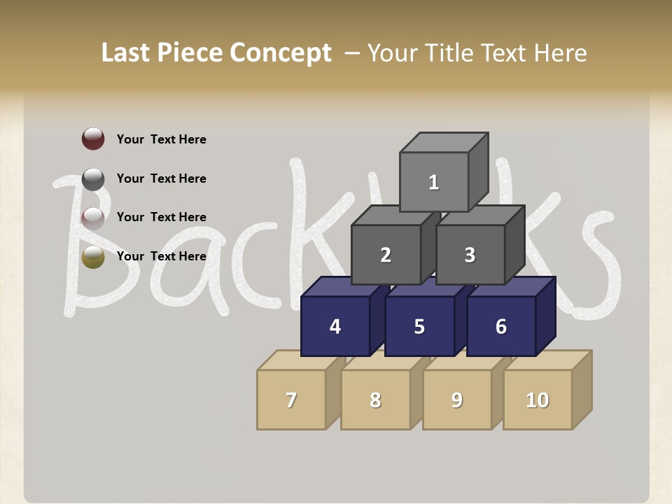 Backlink Content Design PowerPoint Template