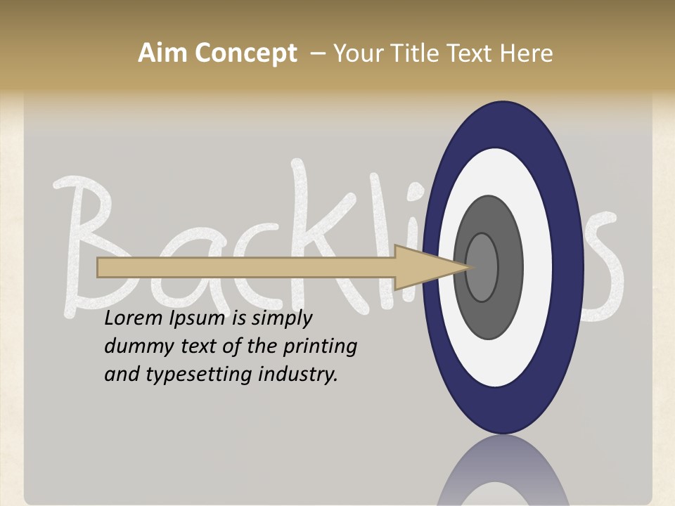 Backlink Content Design PowerPoint Template