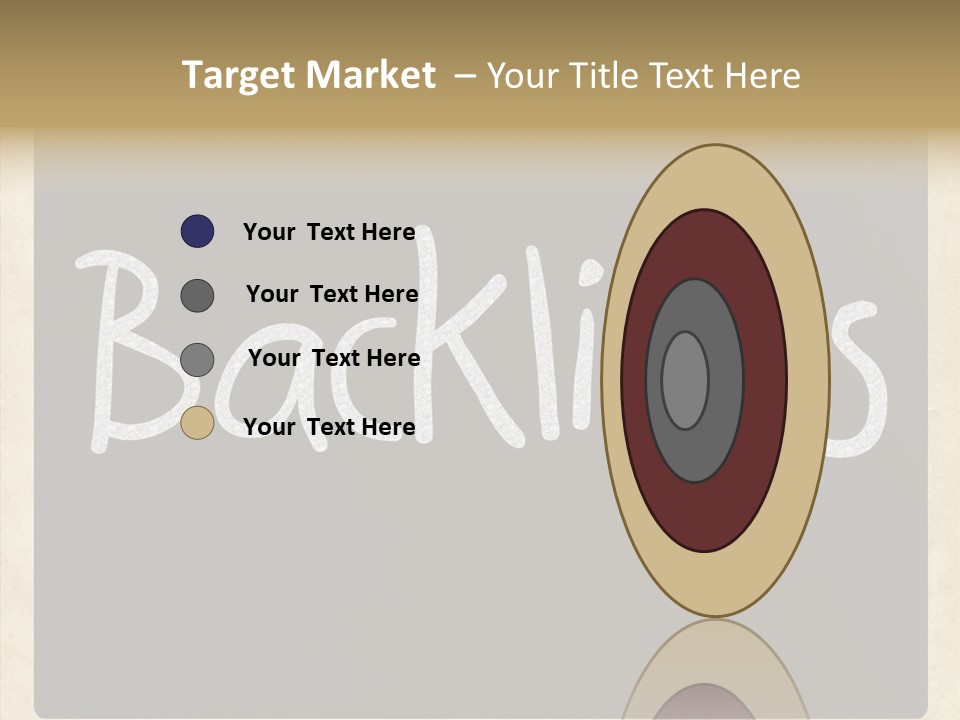 Backlink Content Design PowerPoint Template