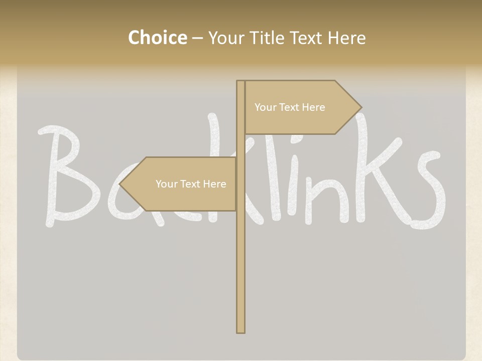 Backlink Content Design PowerPoint Template