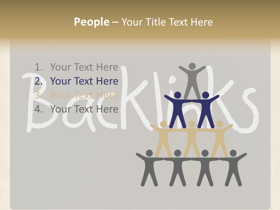 Backlink Content Design PowerPoint Template