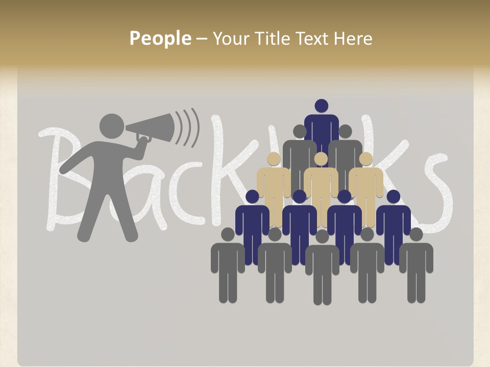 Backlink Content Design PowerPoint Template