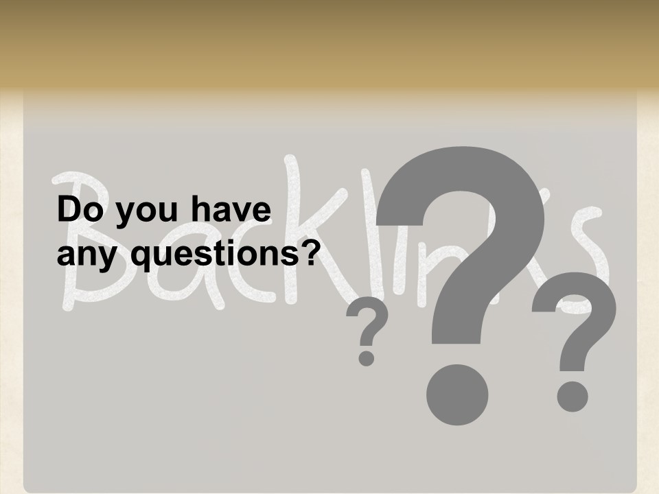 Backlink Content Design PowerPoint Template