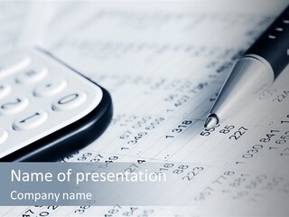 Asset Business Data PowerPoint Template