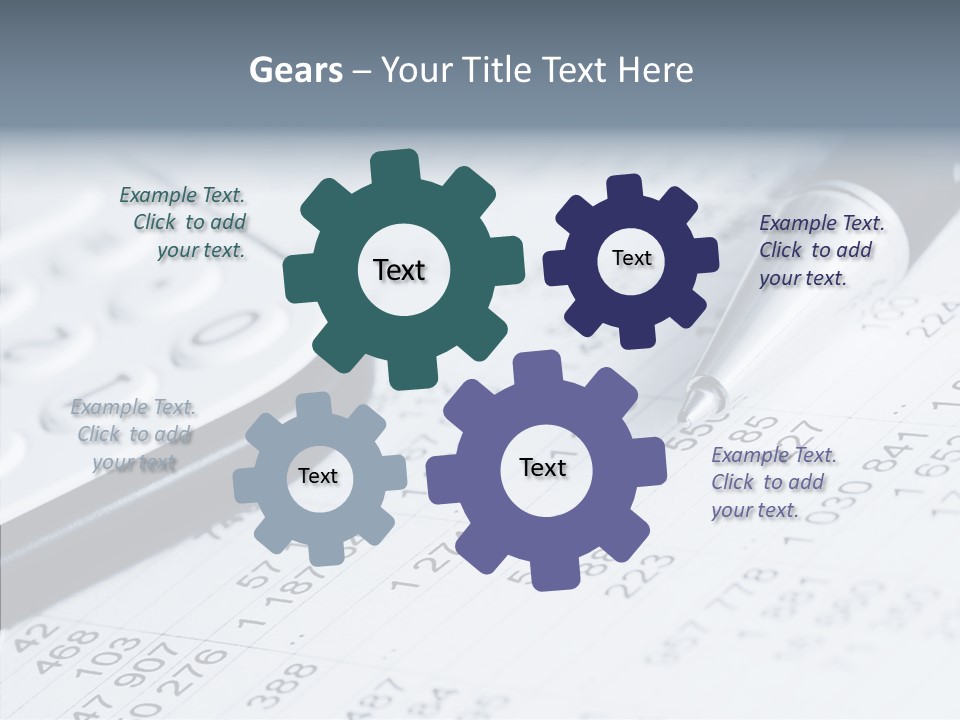 Asset Business Data PowerPoint Template