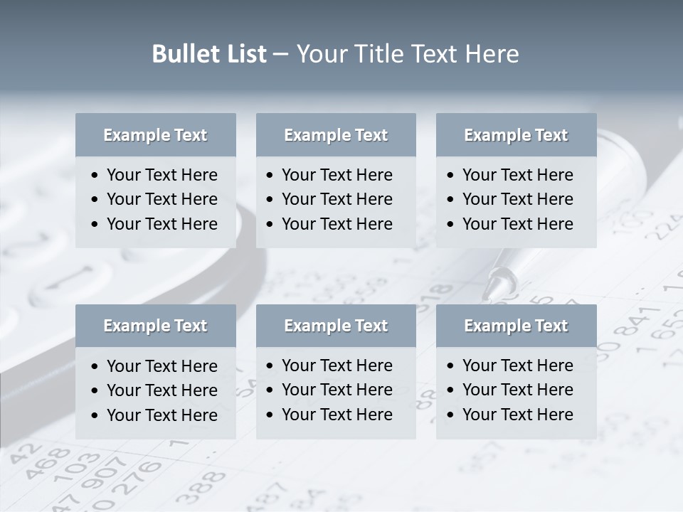 Asset Business Data PowerPoint Template