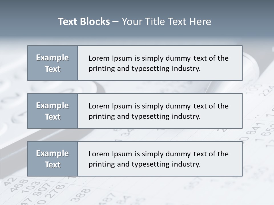 Asset Business Data PowerPoint Template