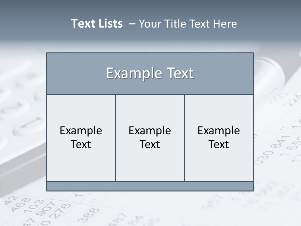 Asset Business Data PowerPoint Template
