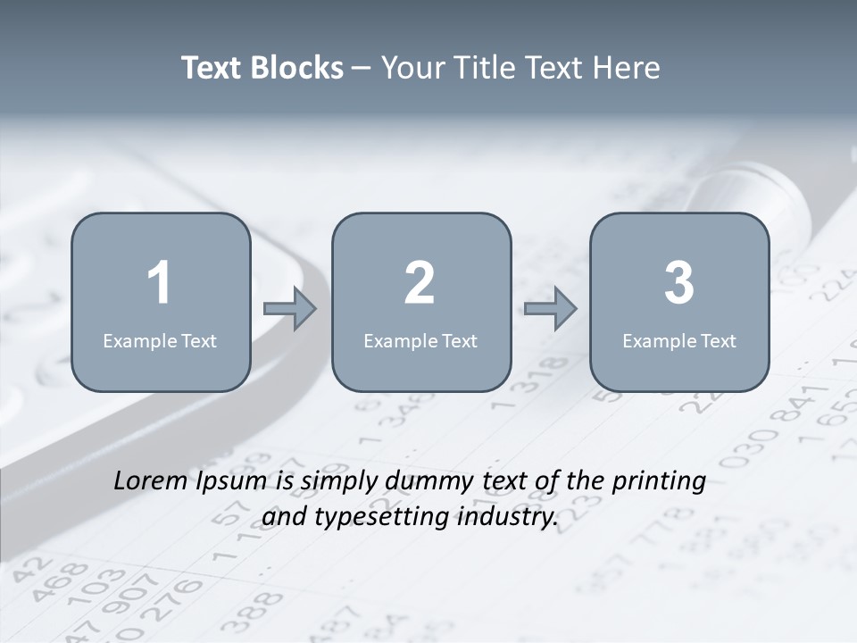 Asset Business Data PowerPoint Template