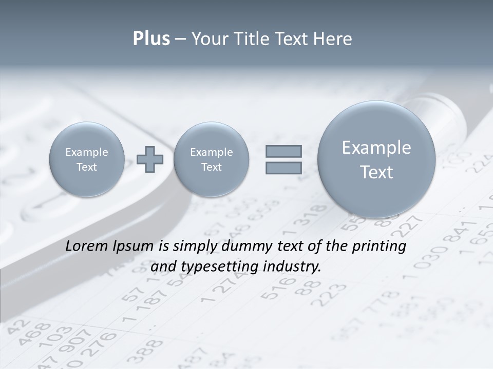 Asset Business Data PowerPoint Template